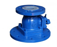 上、下展式襯氟放料閥